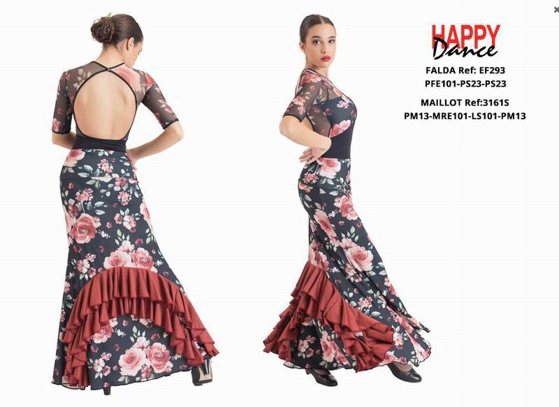 Flamenco Outfit for Women by Happy Dance.Ref. EF293PFE101PS23PS23-3161SPM13MRE101LS101PM13